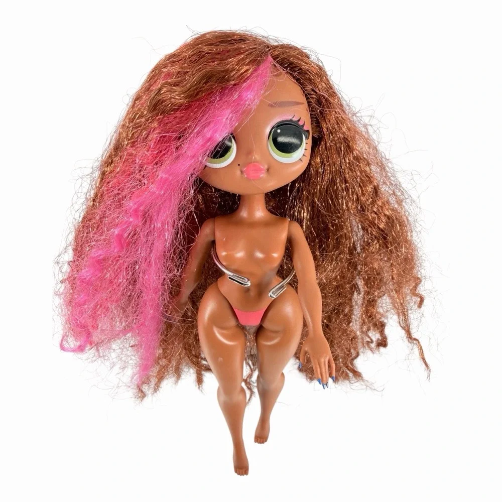 LOL Surprise OMG Swim Coral Waves Doll Nude Long Brown Pink Hair 2019